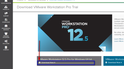 VMware Workstation 12.5.0 Pro for Windows 최신 버전 다운로드 되고 받는곳