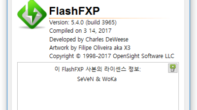 부하가 적은 파일 전송 FlashFXP 을 이용한 nas용 파일전송 백업 ftp 사용방법기 입니다
