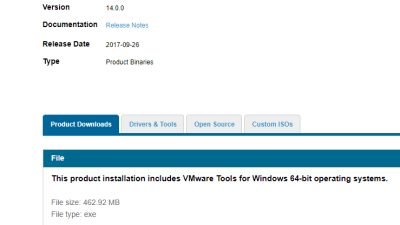 VMware Workstation 14 Pro 릴리스 정보 VMware-workstation-full-14.0.0-6661328.exe