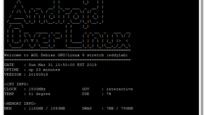 성공)U5mini 데비안9 Stretch 리눅스 업데이트 (베타)_2번째작업 초기화 펌웨어 재설치 처음부터 진행