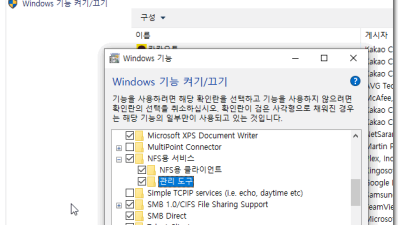 Windows 10 시스템을 사용하여 NFS 공유를 마운트하는 방법
