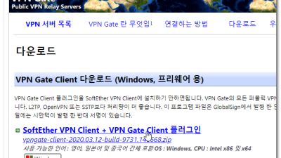 @@@무료VPN SSL-VPN (SoftEther VPN)을 사용하여 VPN Gate에 연결 netflix에서 4k pc/안드로이드tv 시청조건