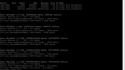 헤놀로지 booting disk USB 에서 fdisk -l에서 GPT PMBR size mismatch (102399 != 3915775) will be corrected by w(rite).