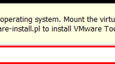 리눅스 가상 머신에 VMware 도구 tool를 수동으로 설치