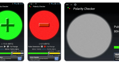 ● speaker polarity checker 스피커 연결 극성 검사 앱
